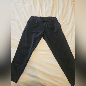 Cuyana Women's Black Casual Pants Joggers Organic Pima Cotton Size M w pockets